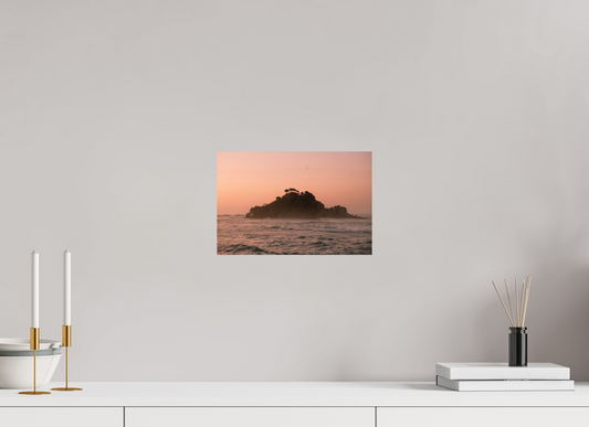 30 x 20 cm, Photo Rag Baryta (hochglänzend) Devils Island Silhouette Sri Lanka Print