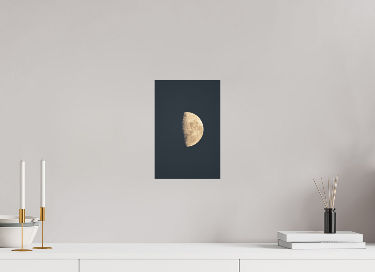 20 x 30 cm, Baryta Prestige 2 (seidenglänzend) Half Moon Night Sky Print
