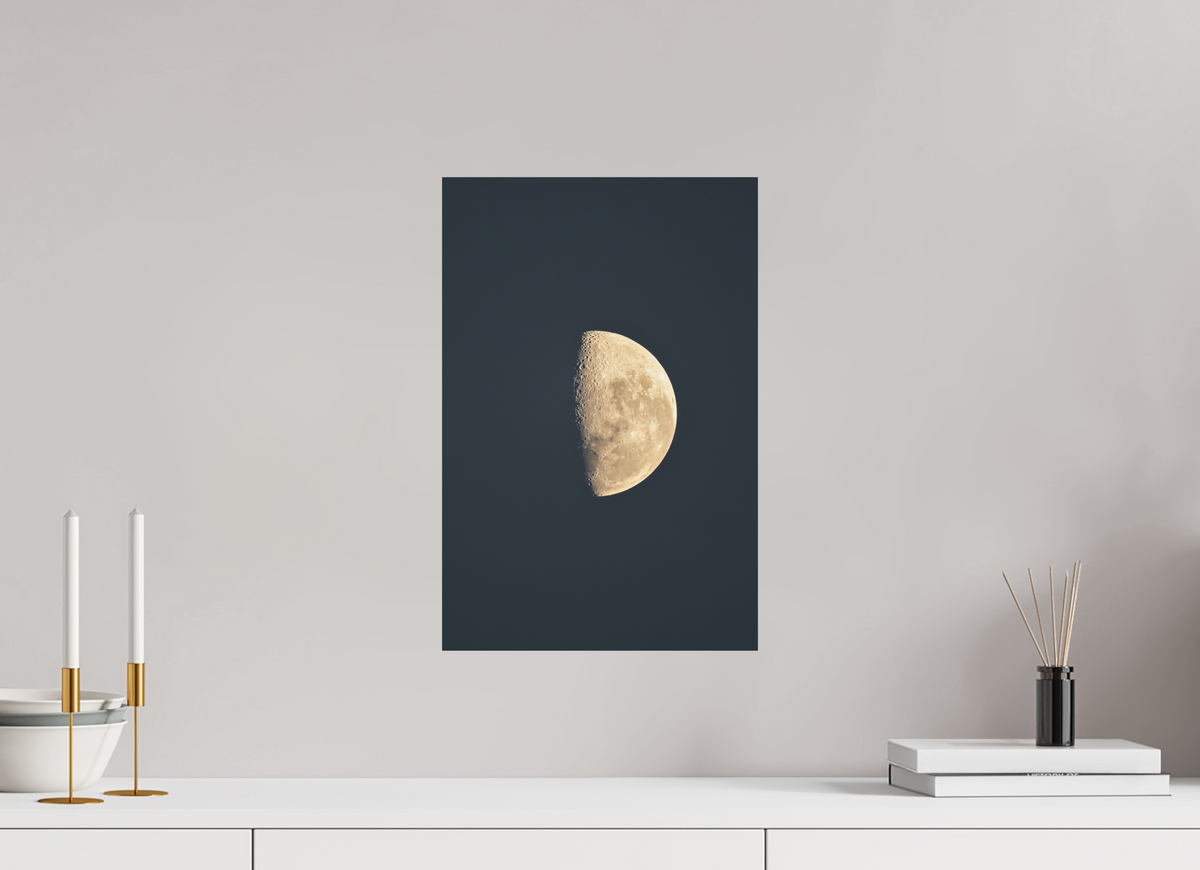 30 x 45 cm, Baryta Prestige 2 (seidenglänzend) Half Moon Night Sky Print