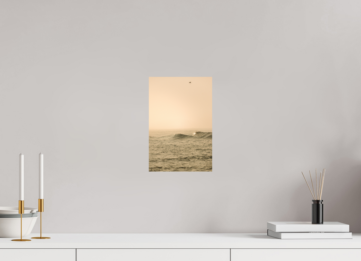 Golden Hour Wave Bird Sri Lanka Print