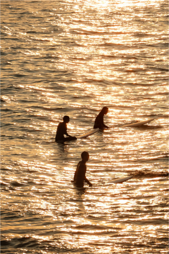 Golden Hour Surf Byron Bay Print
