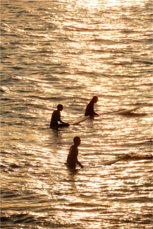 Golden Hour Surf Byron Bay Print
