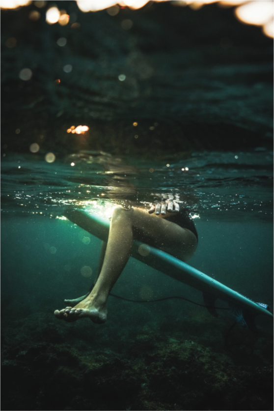 Main image Underwater Surfer Sri Lanka Print